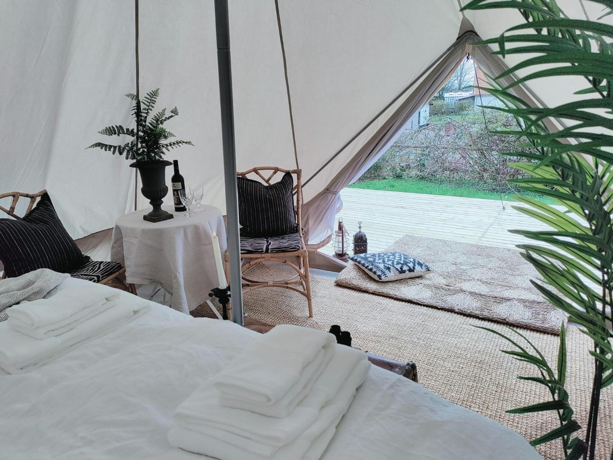 Luxury Tent With Restroom And Shower, Close To The Beach Ystad Exterior foto